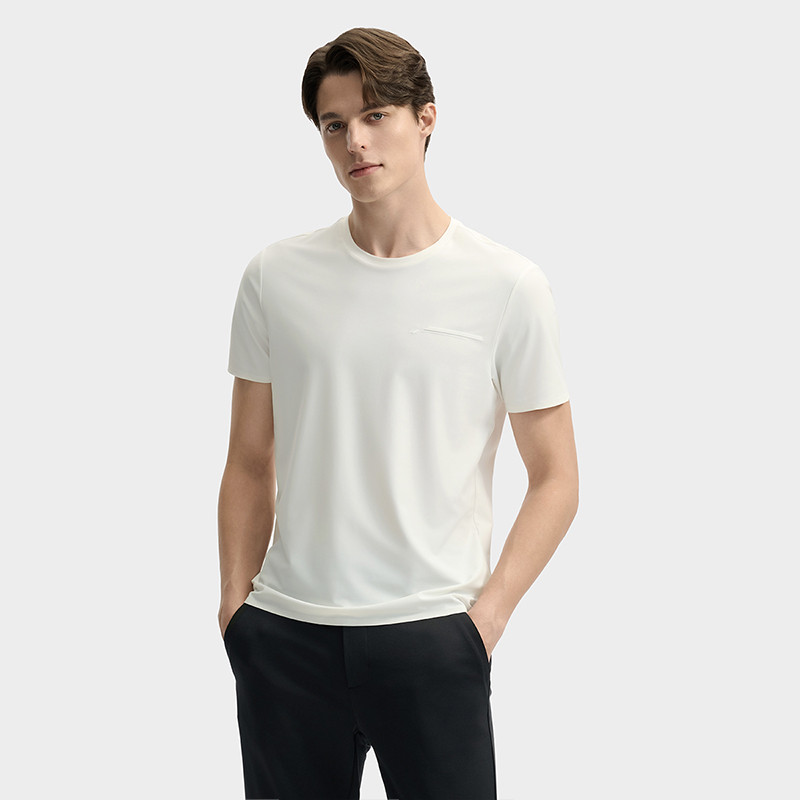 FILA CORE LIFESTYLE BLUE CONTEMPORARY OASIS Men Short Sleeves T-Shirt (Black / White)