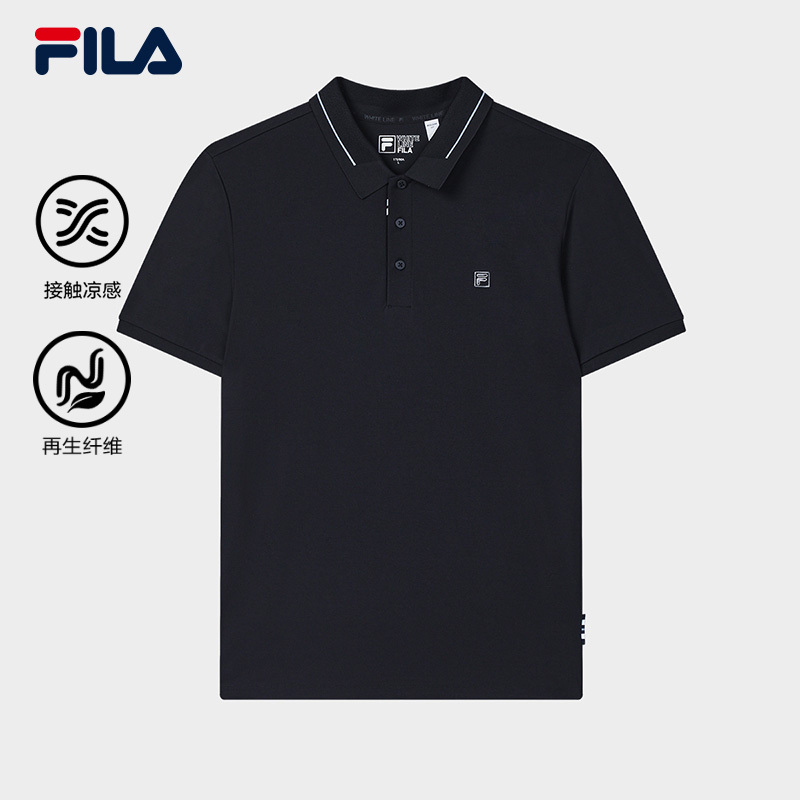 FILA CORE LIFESTYLE WHITE LINE ESCAPE THE CITY Men Short Sleeve Polo