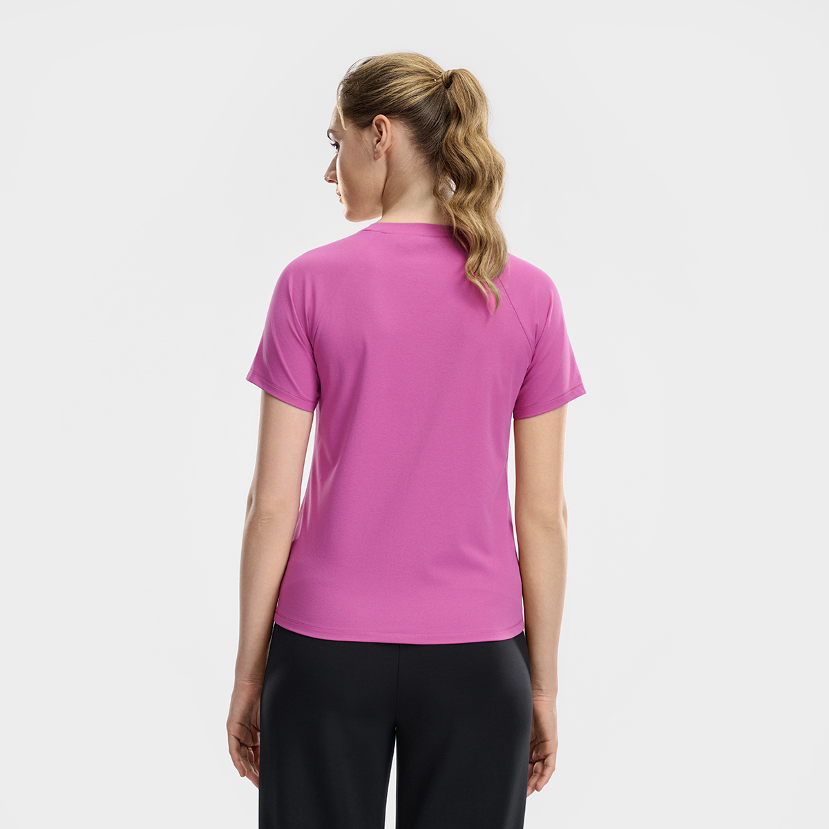 FILA WOMEN'S FITNESS Knitted Short Sleeve Top