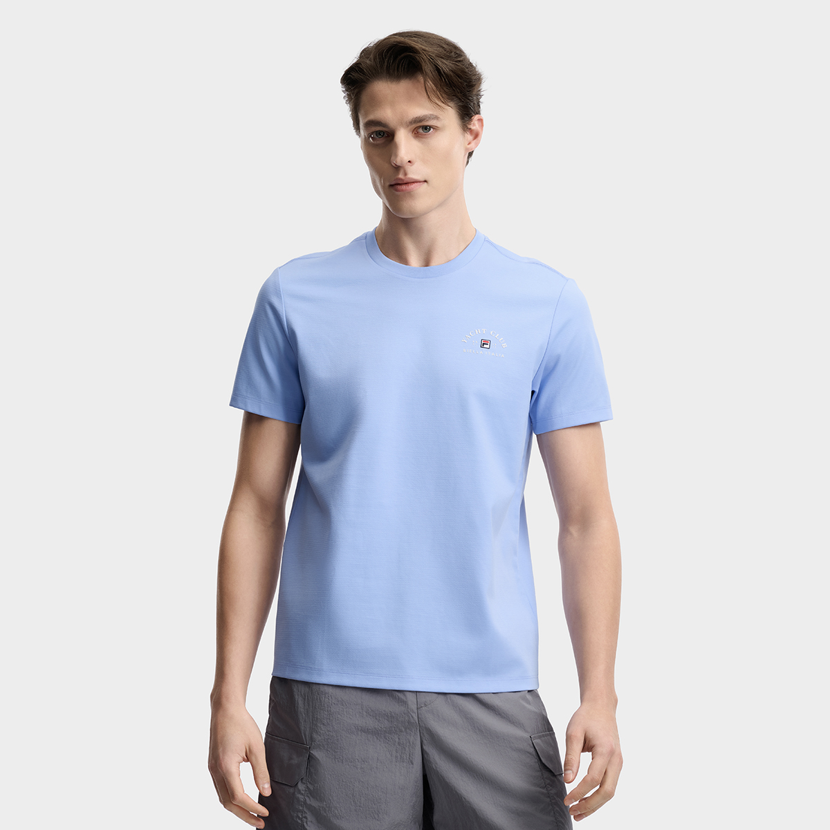 FILA MEN'S HERITAGE Knitted Short Sleeve Top