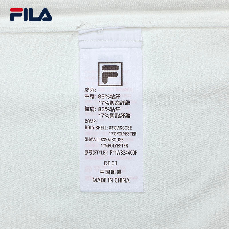 FILA CORE Women's WHITE LINE Emerald Sweater in White