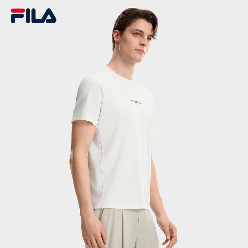FILA Men Knitted Short Sleeve Top