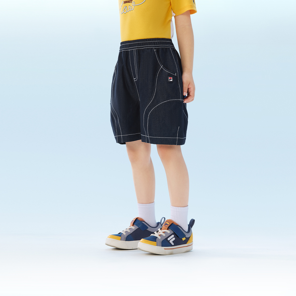 FILA KIDS ORIGINALE Boys Woven Bermuda Shorts