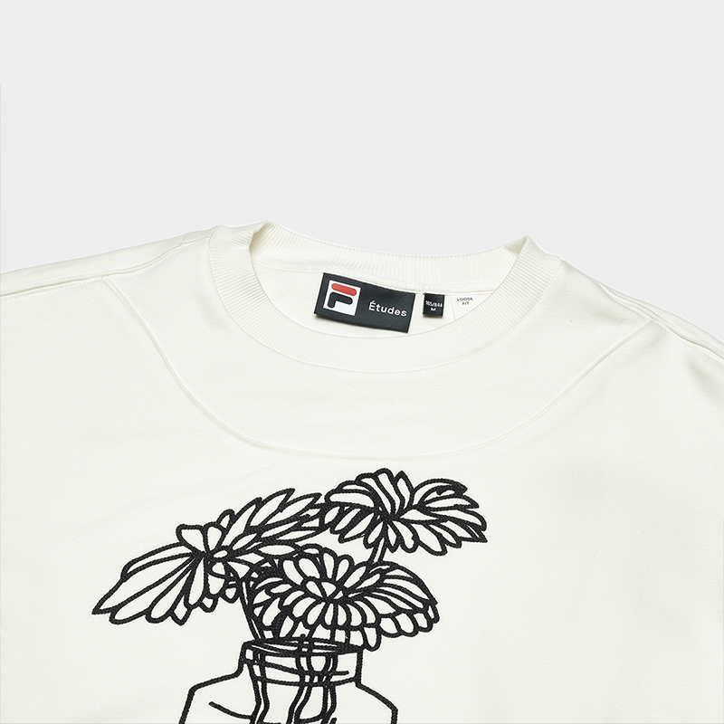 FILA CORE x ETUDES ANOTHER CLUB Women's Sweat in Ash