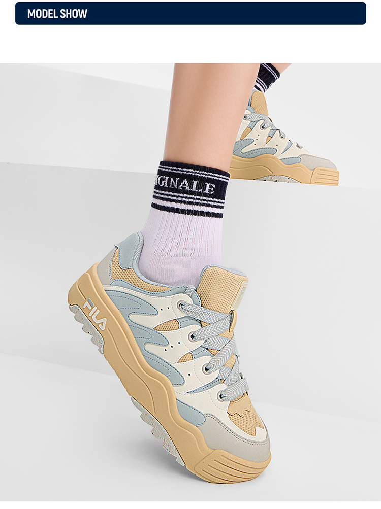 FILA CORE FASHION ROSETTA Women Sneakers (Pearl Blue / Brown Grey)