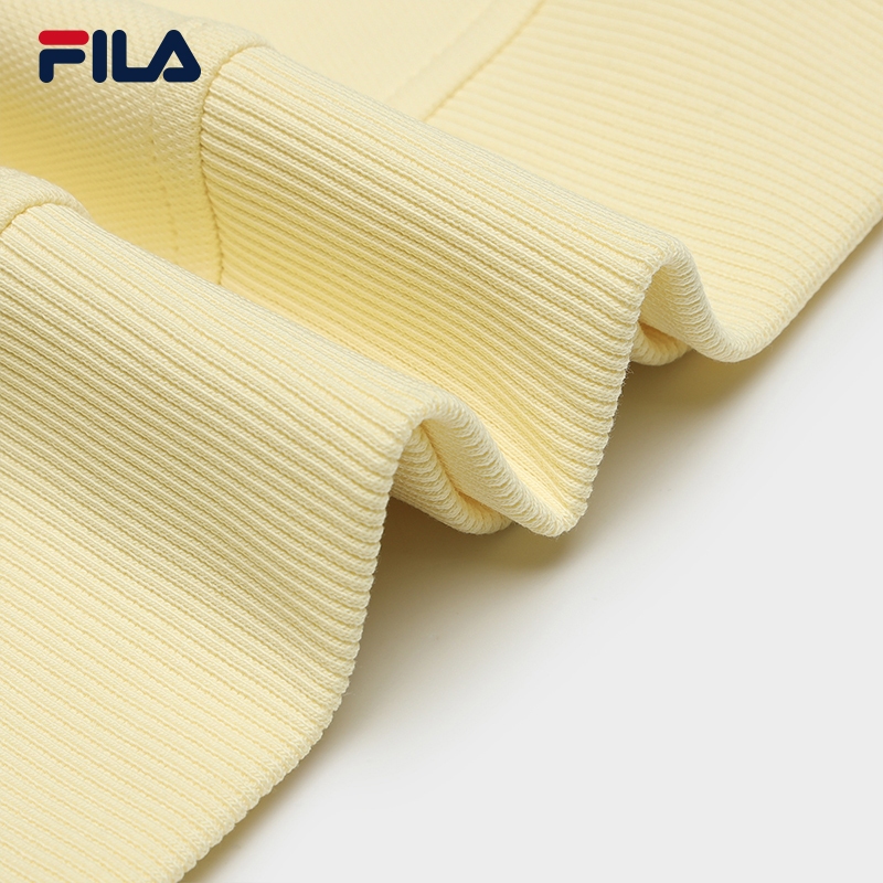 FILA CORE LIFESTYLE WHITE MILAN DESIGN WEEK Women Hoodie (Yellow)