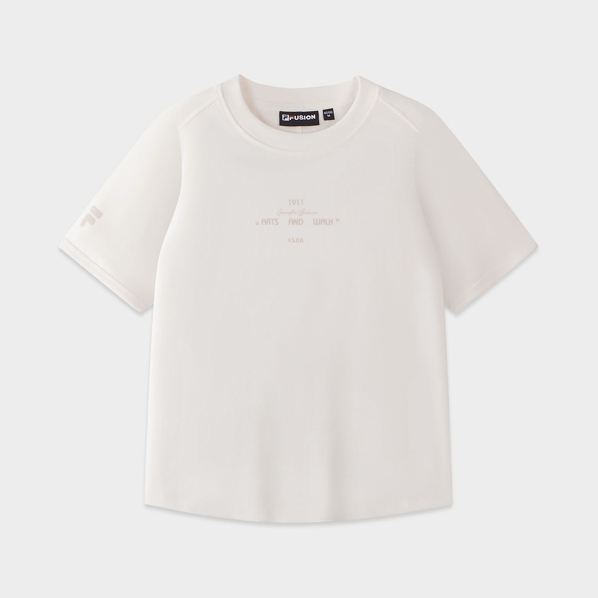 FILA WOMEN'S FUSIONEER Knitted Short Sleeve Top
