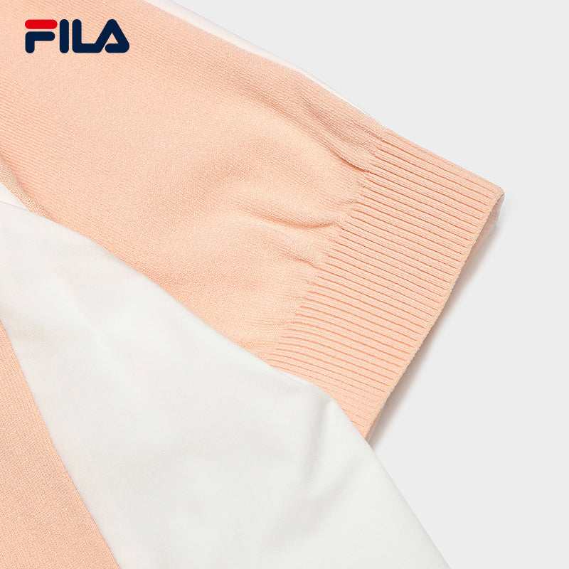 FILA CORE LIFESTYLE EMERALD FANCY BRERA Women Knit Blouse (Orange)