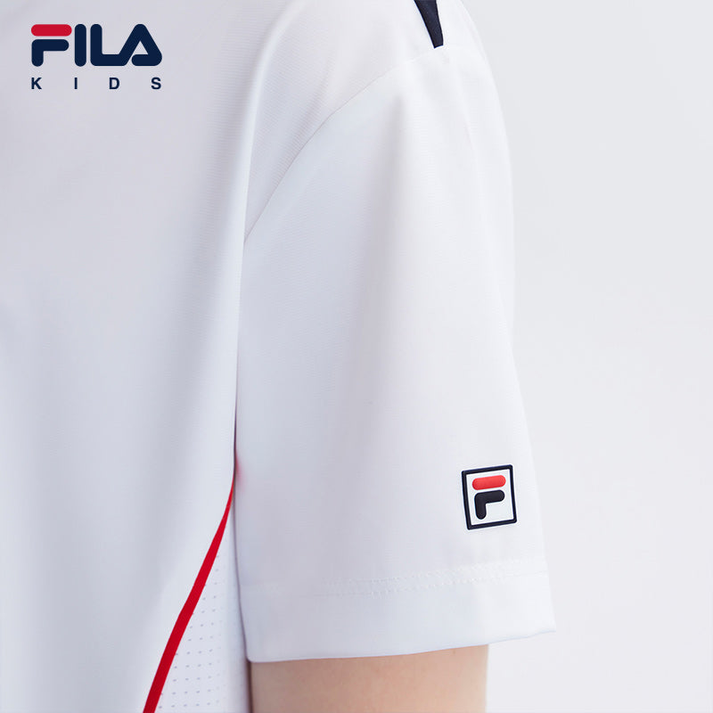 ■FILA■ Summer Graphic T-ShirtFS2RSH2403XLBU 1100FS2RSH2403 140-165cm) FILA KIDS ART IN SPORTS PERFORMANCE TENNIS Boy's