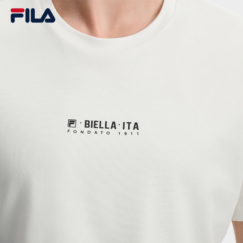 FILA Men Knitted Short Sleeve Top
