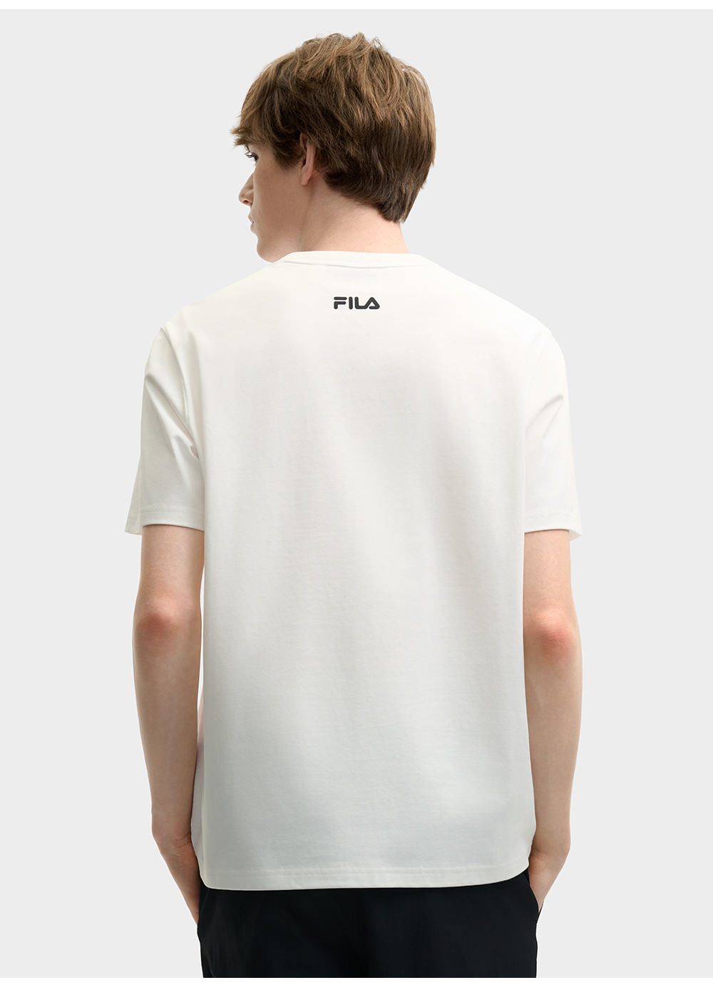 FILA CORE LIFESTYLE ORIGINALE DREAMS ON THE COURT Men Short Sleeves T-Shirt (Pink / White)