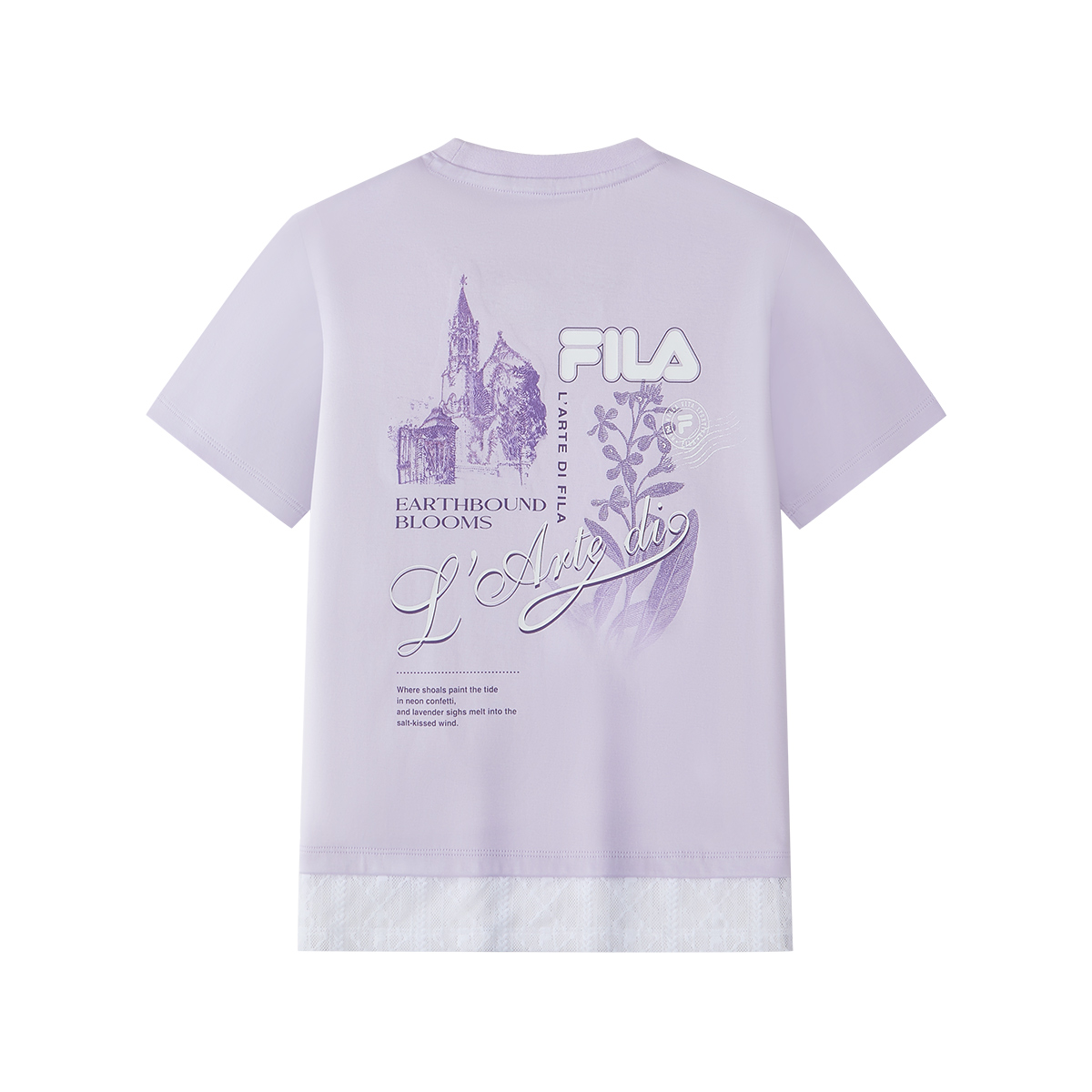 FILA KIDS WHITE LINE Girls Short Sleeves T-Shirt