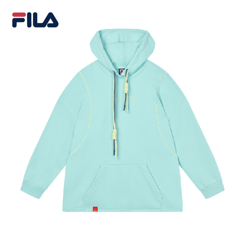 FILA CORE Women's MAGIC STICK WHITE LINE ORIGINALE Hoodie in Turquoise