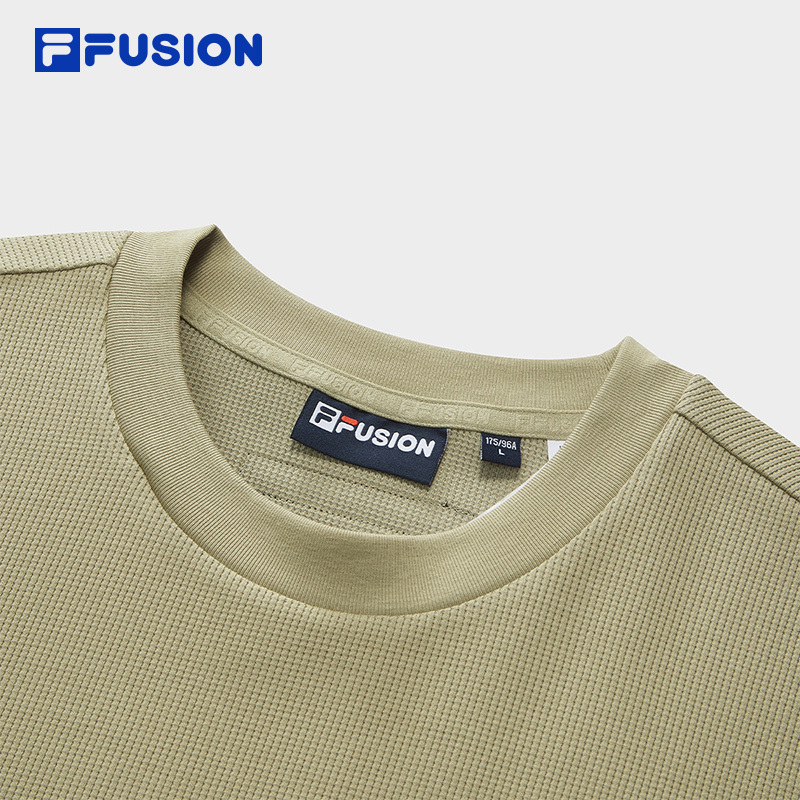 FILA MEN'S FUSIONEER Knitted Short Sleeve Top