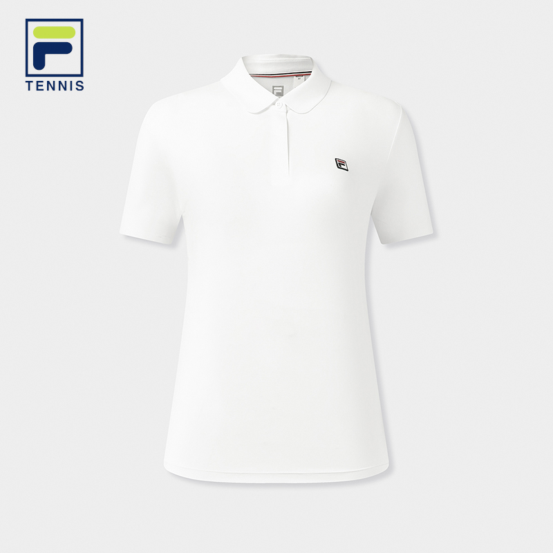 FILA WOMEN'S TENNIS Knitted Short Sleeve Polo Shirt