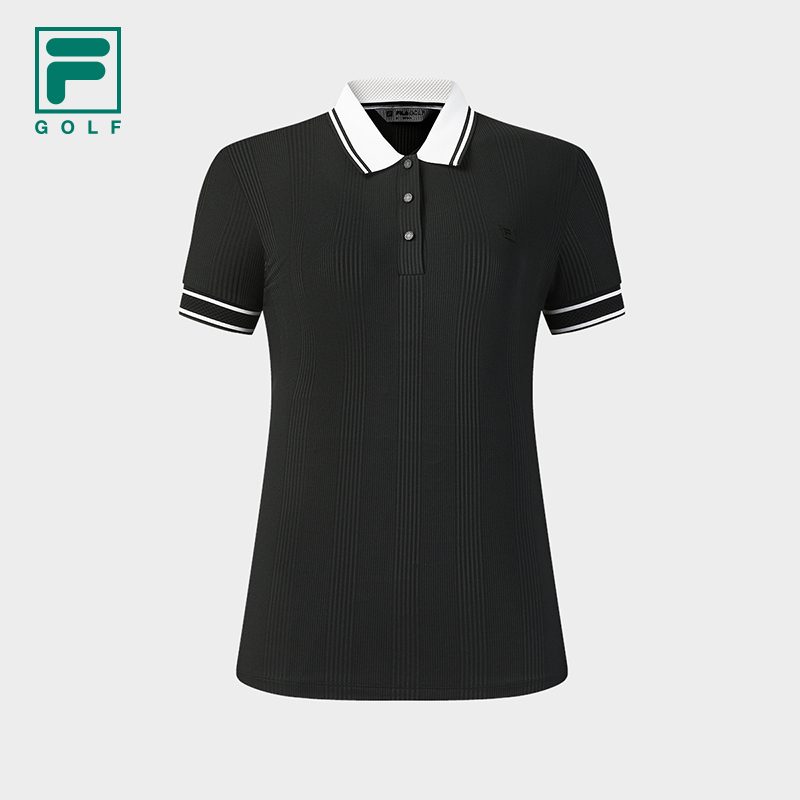 FILA WOMEN'S GOLF Knitted Short Sleeve Polo Shirt | FILA Official Online