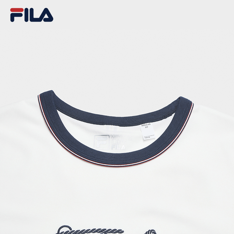 FILA WOMEN'S HERITAGE Knitted Short Sleeve Top