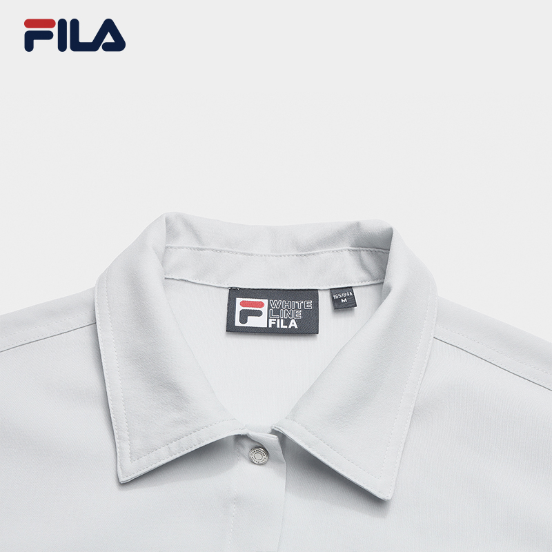 FILA WOMEN'S WHITE Woven Short Sleeve Shirt