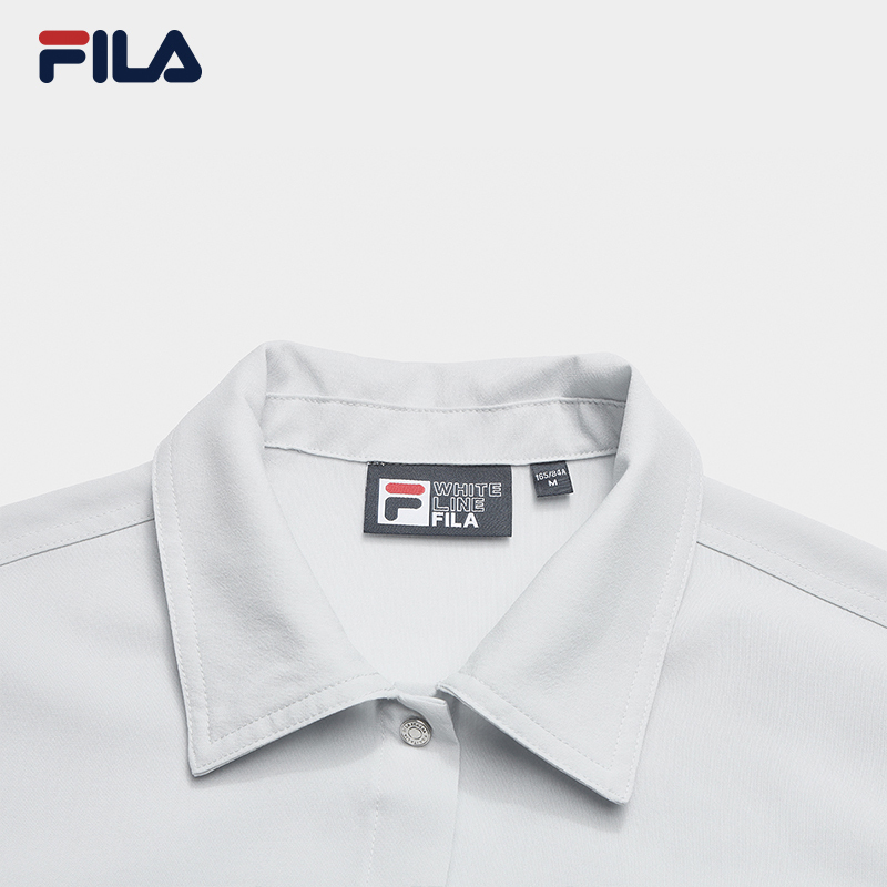 FILA WOMEN'S WHITE Woven Short Sleeve Shirt
