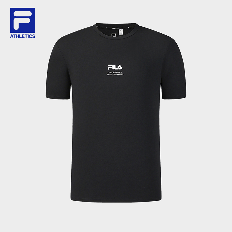 FILA MEN'S FITNESS Knitted Short Sleeve Top