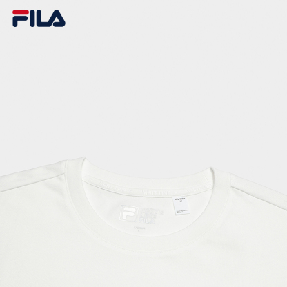 FILA CORE Men CNY Knitted Short Sleeve Top WHITE