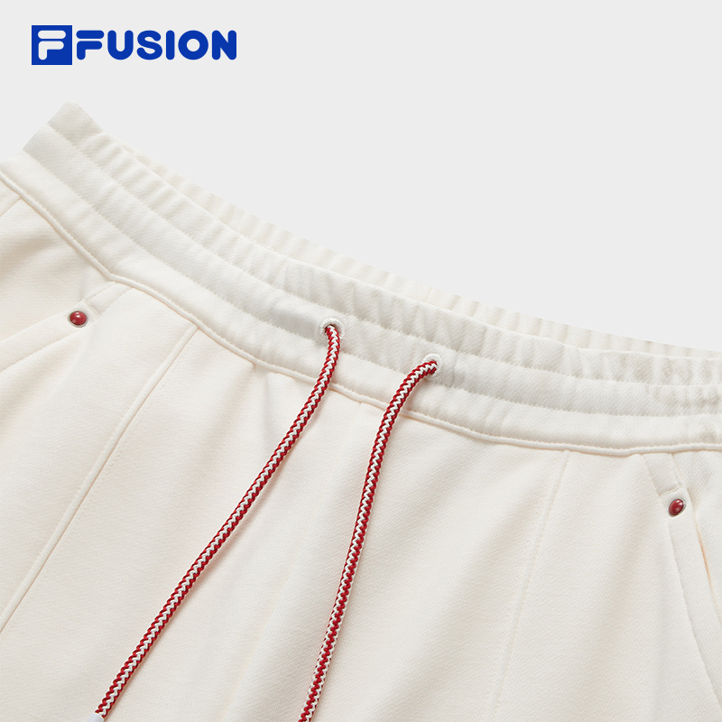 FILA FUSION Women SPECIAL PLANNING Knitted Pants WHITE