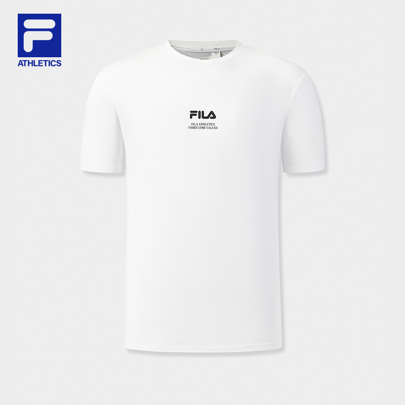 FILA MEN'S FITNESS Knitted Short Sleeve Top