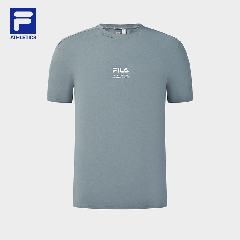FILA MEN'S FITNESS Knitted Short Sleeve Top