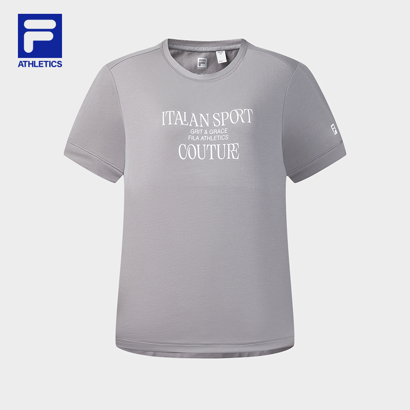 FILA WOMEN'S FITNESS Knitted Short Sleeve Top