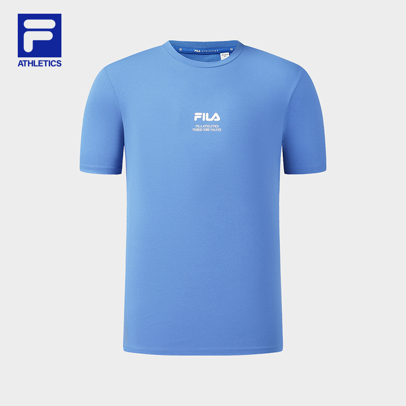 FILA MEN'S FITNESS Knitted Short Sleeve Top