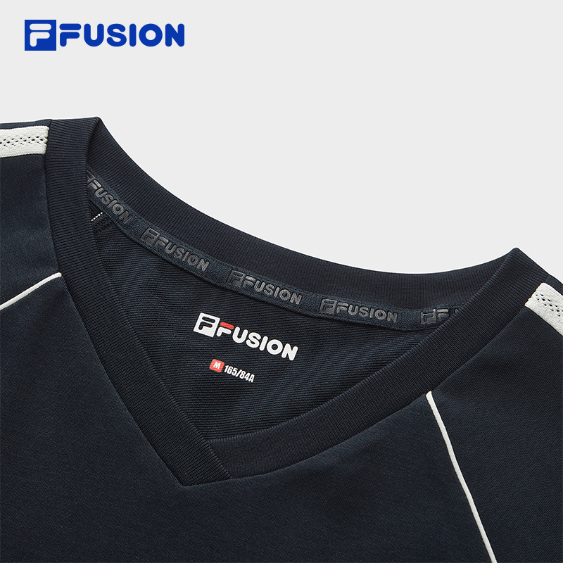 FILA WOMEN'S FUSIONEER Knitted Short Sleeve Top