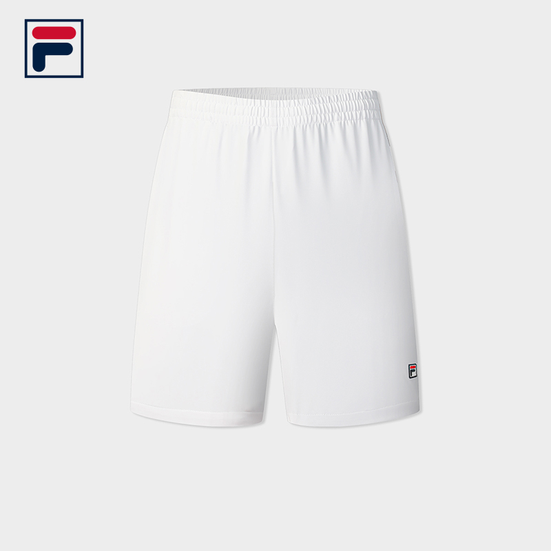 FILA CORE Men's TENNIS Woven MATCH Shorts in White