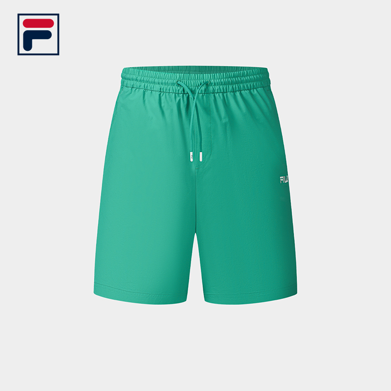 FILA CORE Men's TENNIS COURTOPIA Woven Shorts in Green