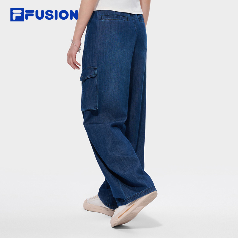 FILA FUSION Women WORKWEAR Washed Denim Jeans