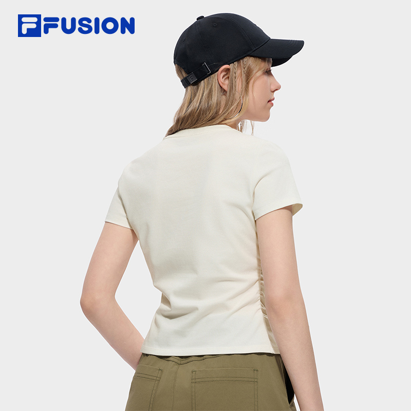 FILA FUSION Women WORKWEAR Knit Short Sleeve Tee