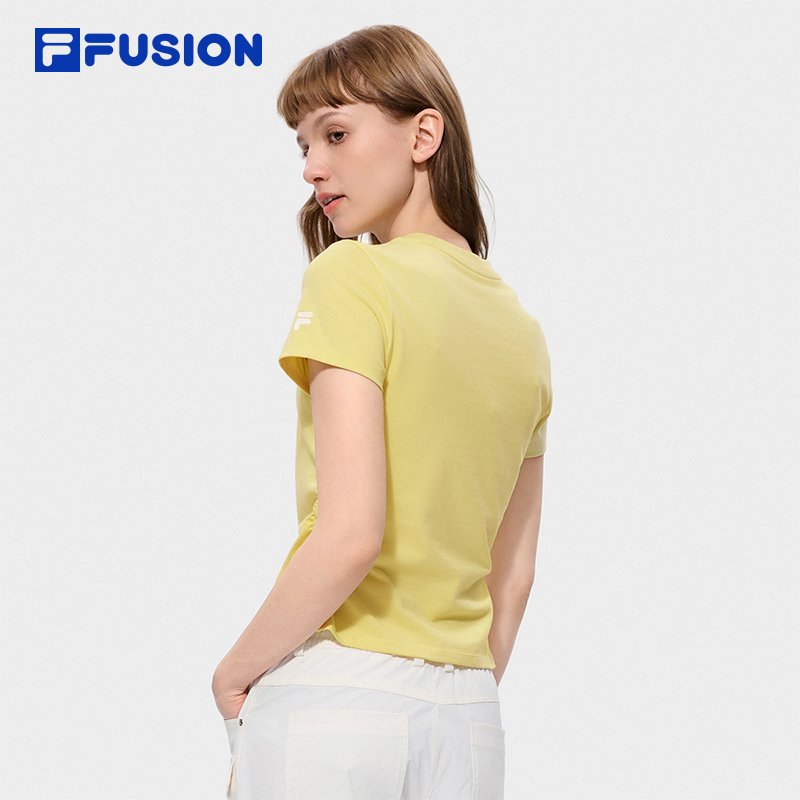 FILA FUSION Women WORKWEAR Knit Short Sleeve Tee