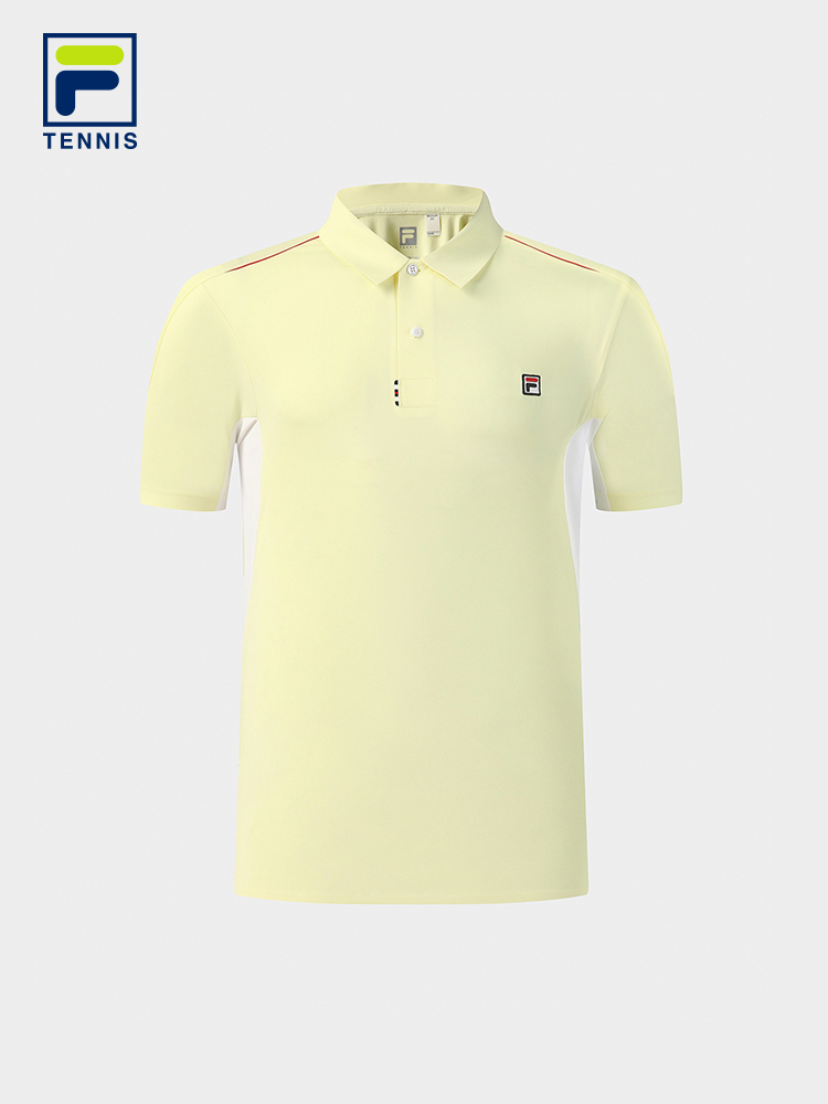 FILA MEN'S TENNIS Knitted Short Sleeve Polo Shirt