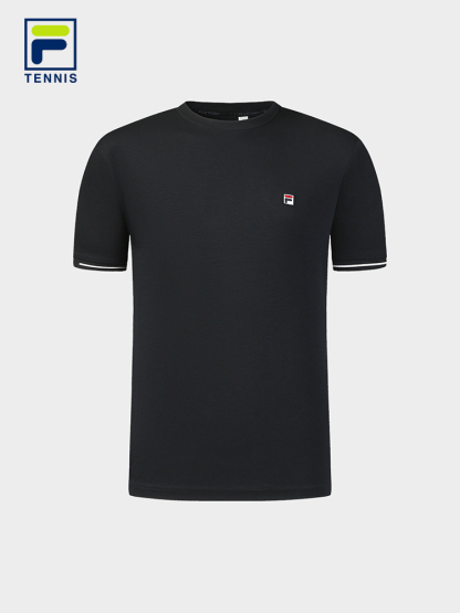 FILA MEN'S TENNIS Knitted Short Sleeve Top