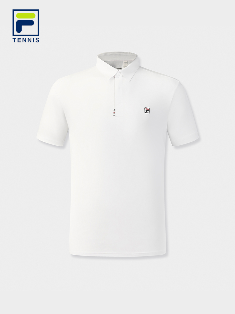 FILA MEN'S TENNIS Knitted Short Sleeve Polo Shirt