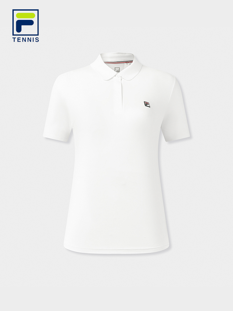 FILA WOMEN'S TENNIS Knitted Short Sleeve Polo Shirt