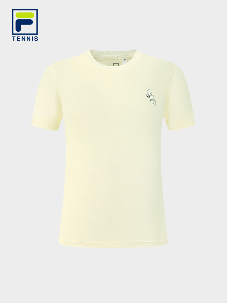 FILA WOMEN'S TENNIS Knitted Short Sleeve Top