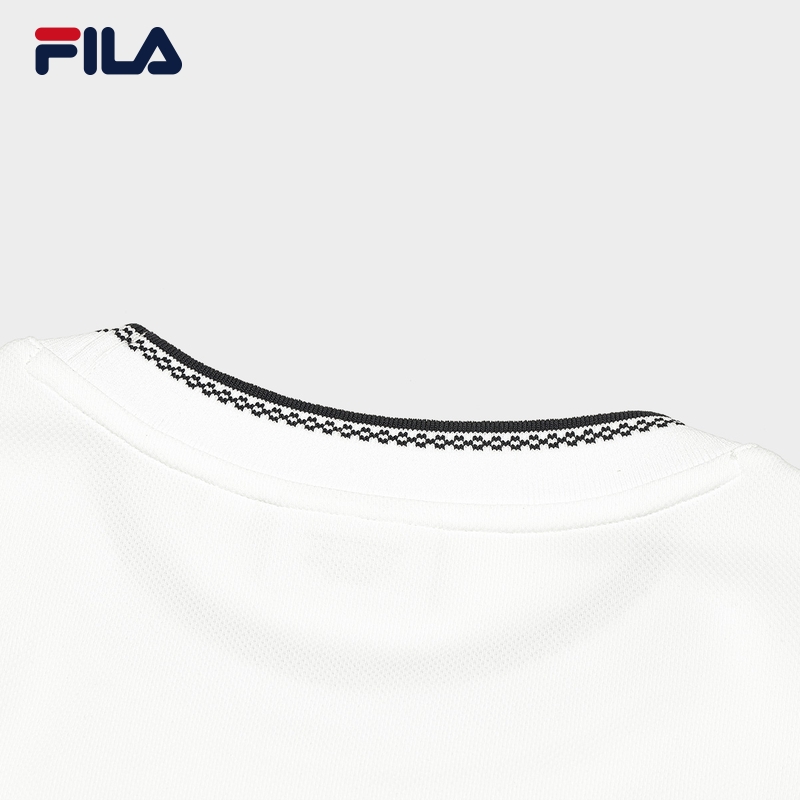 FILA CORE LIFESTYLE EMERALD LE GRAND PALAIS PARIS Women Pullover Sweater (White)