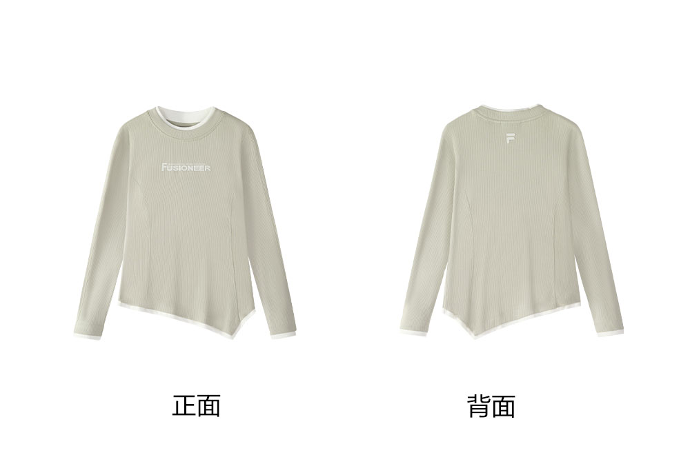 FILA FUSION INLINE FUSION LIFE FUSIONEER ROYAL FAMILY HOLIDAY Women Sweatshirt (Green / Ash)