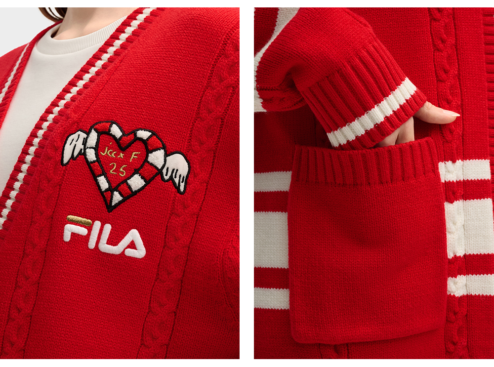 FILA CORE LIFESTYLE ORIGINALE FILA SOPHEY Women Jacket (Red)