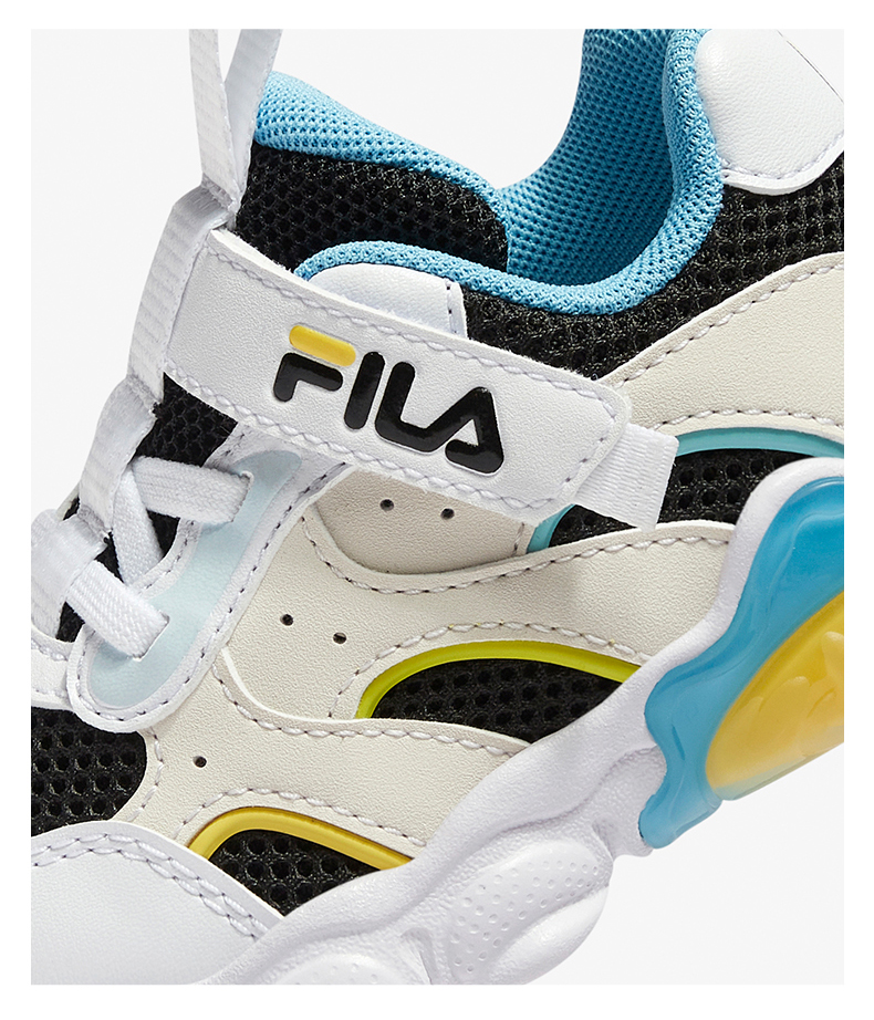 (EU 22 - 27) FILA KIDS HERITAGE OMELETTE Boys/Girl's Light-Up Shoes with Velcro