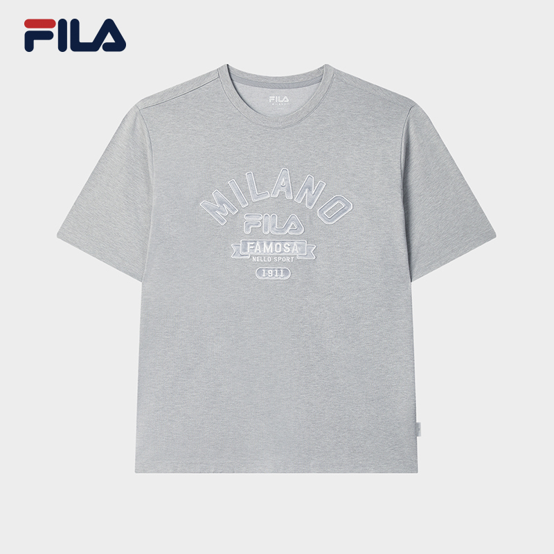 FILA CORE LIFESTYLE MILANO ART OF BRERA Men Short Sleeve T-shirt (Black / Light Blue / Grey / White)