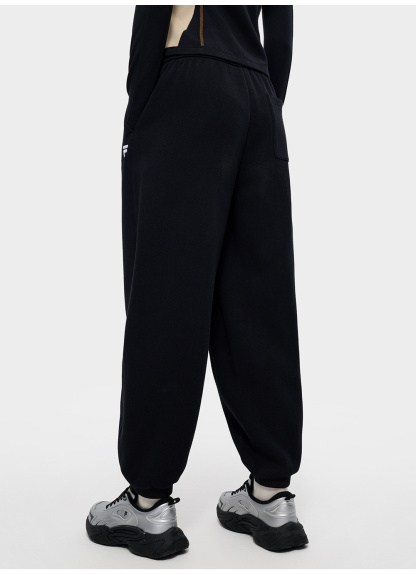 FILA FUSION INLINE CATEGORY CLUB LONG PANTS Women Knit Pants (Black / White)