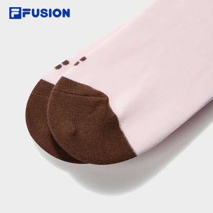 FILA  FUSION LIFE Middle Socks (Light Pink/White)