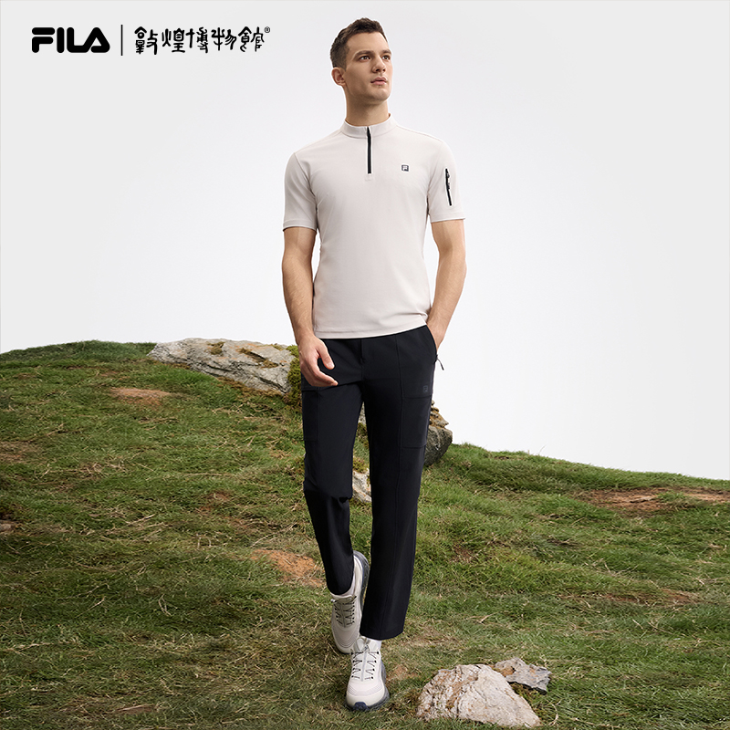 FILA CORE ATHLETICS EXPLORE X DUNHUANG MUSEUM Men Woven Pants (Black)
