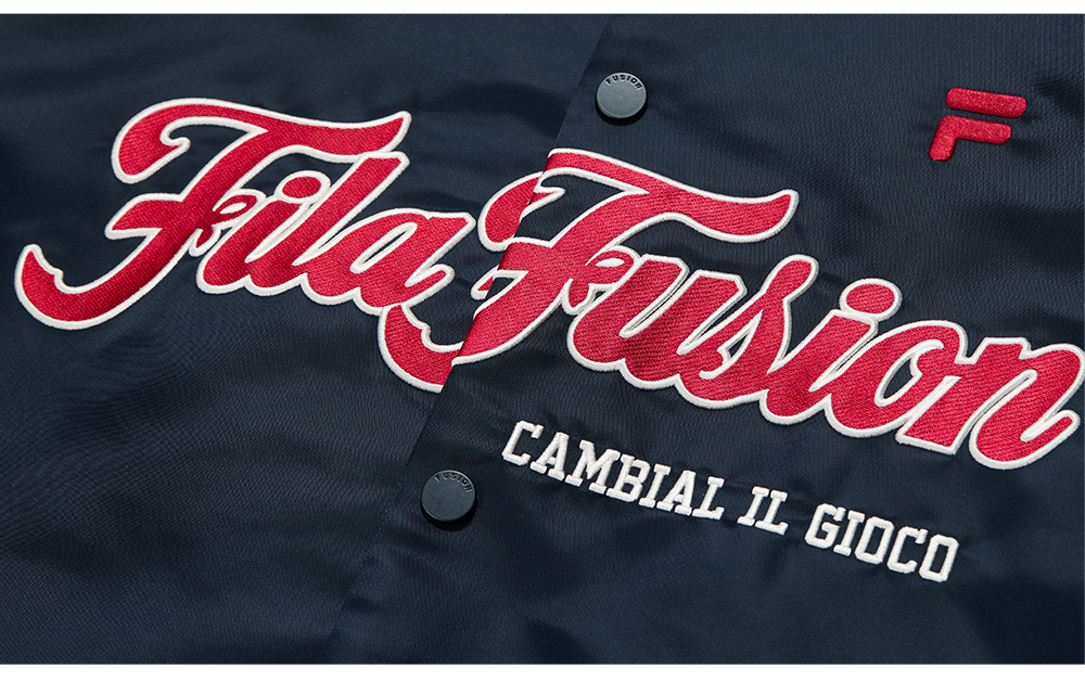 FILA FUSION  SPECIAL PLANNING GLORY TRAVELER Men Bomber Jacket (Blue)